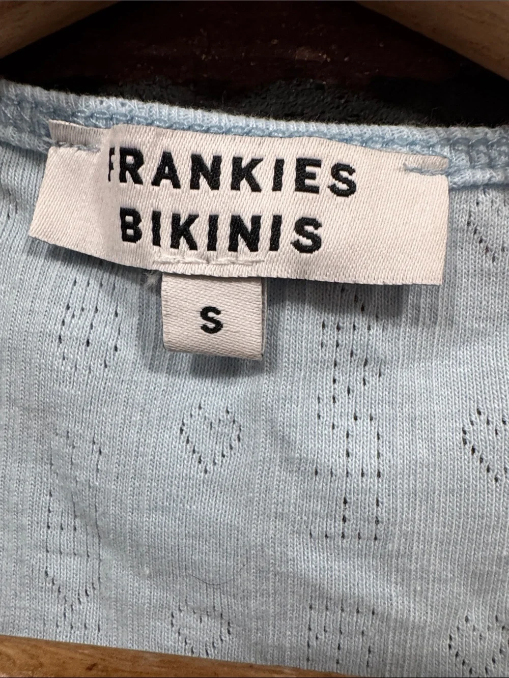 Frankie Bikini  Light Blue Ribbed  Maxi